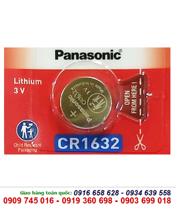 Panasonic CR1632 - Pin 3v lithium Panasonic CR1632 chính hãng Made in Indonesia